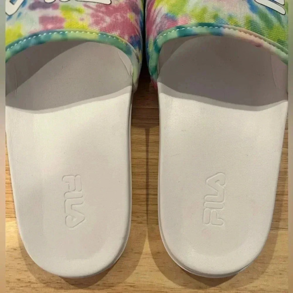 Fila Drifter Lux Tie Dye Women's Slide Sandals Size 10. NWOT - Picture 4 of 10